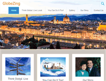 Tablet Screenshot of globezing.com